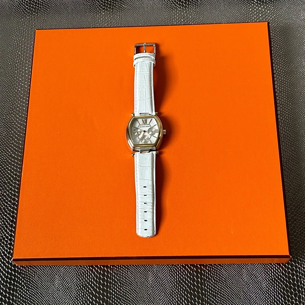 Two tone Sub-Dial watch by Saks Fifth Avenue